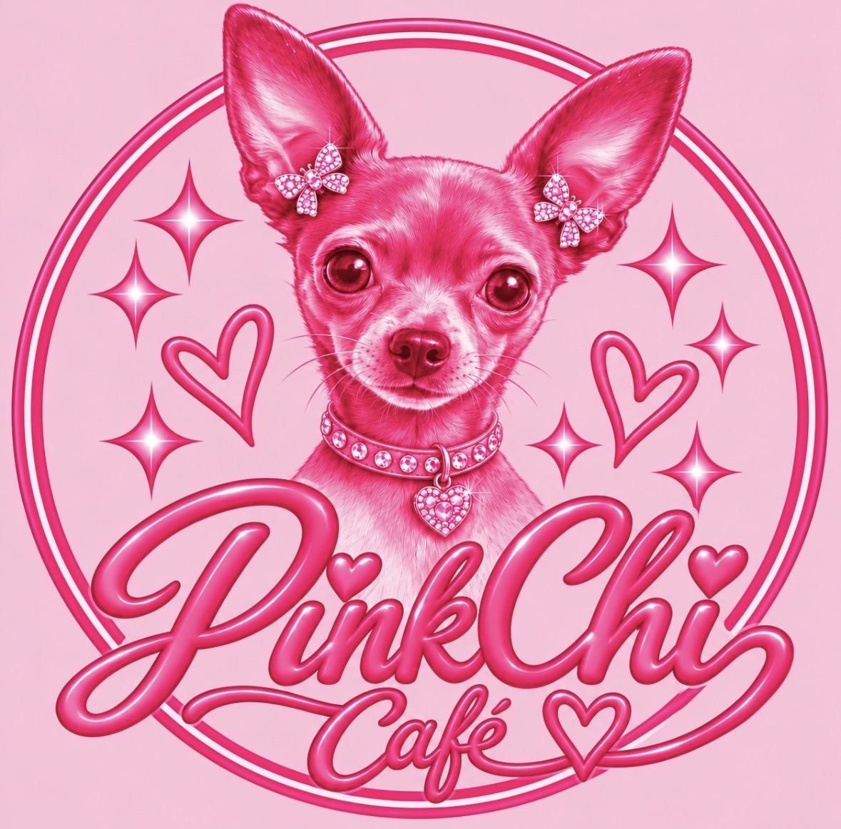 Pink Chi Café Chihuahua logo